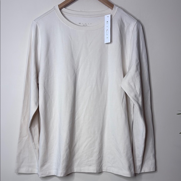 E•L•I (exciting luxurious irresistible) NWT Ivory Peruvian Pima Cotton Spandex 3 - Picture 1 of 11